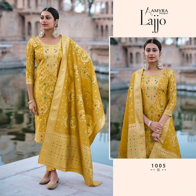 Amyra Lajjao Heavy Designer Wholesale Wedding Salwar Suits